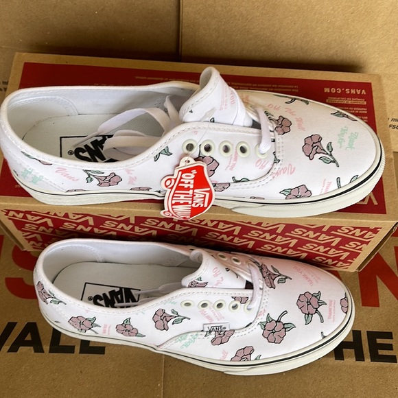 Vans Authentic (Thank You Floral) True White/Trwht sneakers Men’s - Picture 4 of 16